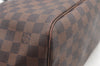 Authentic Louis Vuitton Damier Neverfull MM Shoulder Tote Bag N51105 LV K9002
