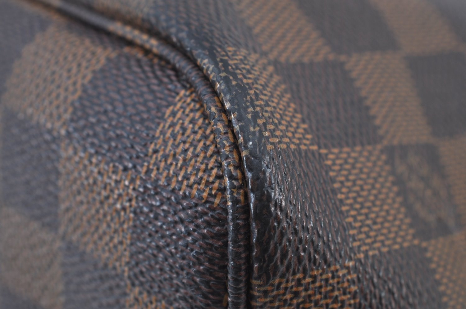Authentic Louis Vuitton Damier Neverfull MM Shoulder Tote Bag N51105 LV K9020