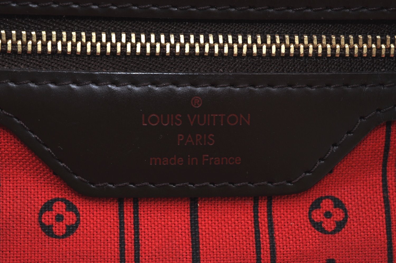 Authentic Louis Vuitton Damier Neverfull MM Shoulder Tote Bag N51105 LV K9020