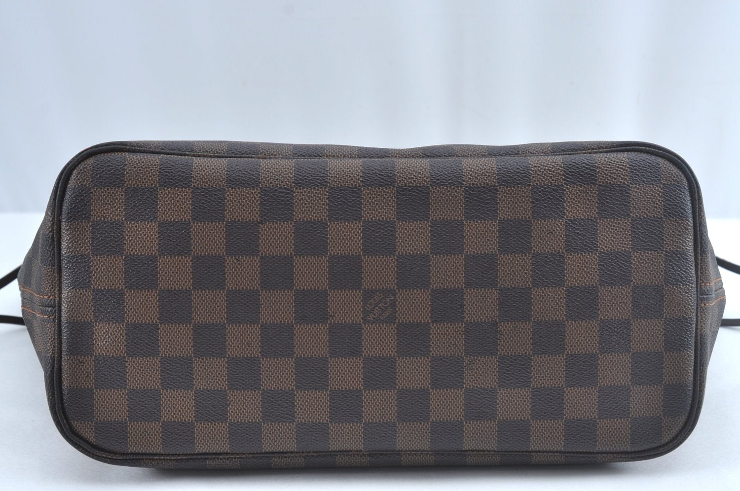 Authentic Louis Vuitton Damier Neverfull MM Shoulder Tote Bag N51105 LV K9049