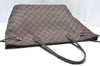 Authentic Louis Vuitton Damier Neverfull MM Shoulder Tote Bag N51105 LV K9051