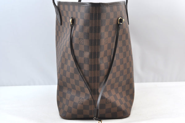 Authentic Louis Vuitton Damier Neverfull GM Shoulder Tote Bag N51106 LV K9059
