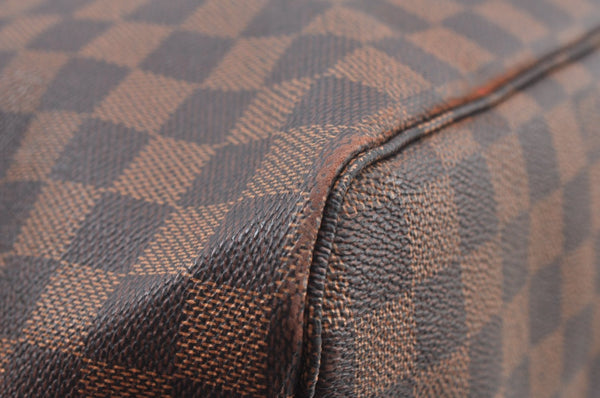 Authentic Louis Vuitton Damier Neverfull GM Shoulder Tote Bag N51106 LV K9059