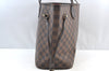 Authentic Louis Vuitton Damier Neverfull MM Shoulder Tote Bag N41358 LV K9061