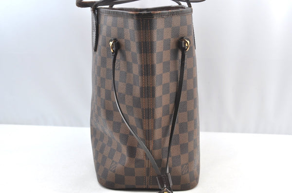 Authentic Louis Vuitton Damier Neverfull MM Shoulder Tote Bag N41358 LV K9061
