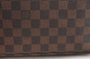 Authentic Louis Vuitton Damier Neverfull MM Shoulder Tote Bag N41358 LV K9061