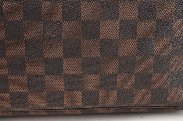 Authentic Louis Vuitton Damier Neverfull MM Shoulder Tote Bag N41358 LV K9061