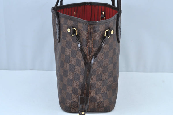 Authentic Louis Vuitton Damier Neverfull PM Shoulder Tote Bag N51109 LV K9109