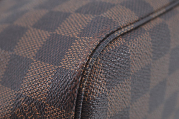 Authentic Louis Vuitton Damier Neverfull PM Shoulder Tote Bag N51109 LV K9109
