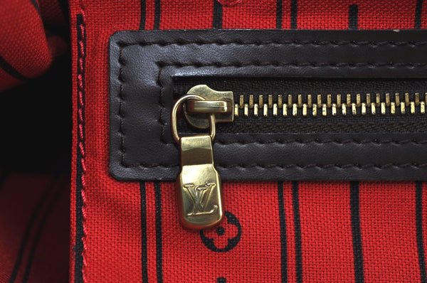 Authentic Louis Vuitton Damier Neverfull PM Shoulder Tote Bag N51109 LV K9109