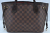 Authentic Louis Vuitton Damier Neverfull PM Shoulder Tote Bag N51109 LV K9113