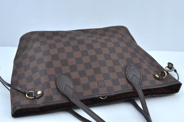 Authentic Louis Vuitton Damier Neverfull PM Shoulder Tote Bag N51109 LV K9113