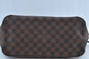 Authentic Louis Vuitton Damier Neverfull MM Shoulder Tote Bag N51105 LV K9146