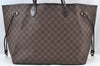 Authentic Louis Vuitton Damier Neverfull GM Shoulder Tote Bag N51106 LV K9153