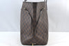Authentic Louis Vuitton Damier Neverfull GM Shoulder Tote Bag N51106 LV K9153
