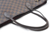 Authentic Louis Vuitton Damier Neverfull MM Shoulder Tote Bag N51105 LV K9188