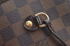Authentic Louis Vuitton Damier Neverfull MM Shoulder Tote Bag N51105 LV K9188