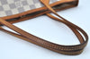 Authentic Louis Vuitton Damier Azur Neverfull PM Tote Bag N51110 LV K9239