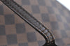 Authentic Louis Vuitton Damier Neverfull MM Shoulder Tote Bag N51105 LV K9250