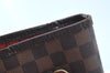 Authentic Louis Vuitton Damier Neverfull MM Shoulder Tote Bag N51105 LV K9250