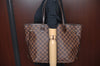Authentic Louis Vuitton Damier Neverfull MM Shoulder Tote Bag N51105 LV K9250