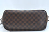 Authentic Louis Vuitton Damier Neverfull MM Shoulder Tote Bag N51105 LV K9254