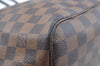 Authentic Louis Vuitton Damier Neverfull MM Shoulder Tote Bag N51105 LV K9254