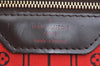 Authentic Louis Vuitton Damier Neverfull MM Shoulder Tote Bag N51105 LV K9254