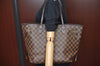 Authentic Louis Vuitton Damier Neverfull MM Shoulder Tote Bag N51105 LV K9254
