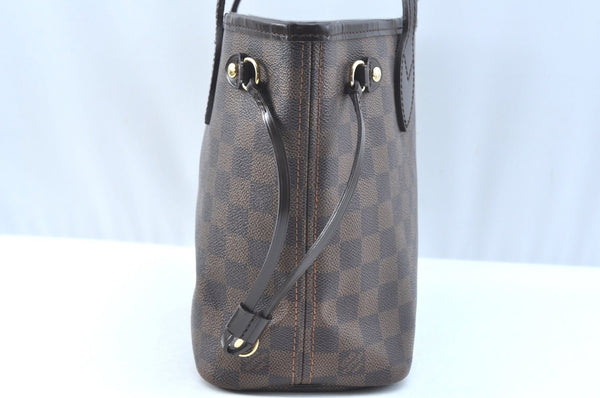 Authentic Louis Vuitton Damier Neverfull PM Shoulder Tote Bag N51109 LV K9268