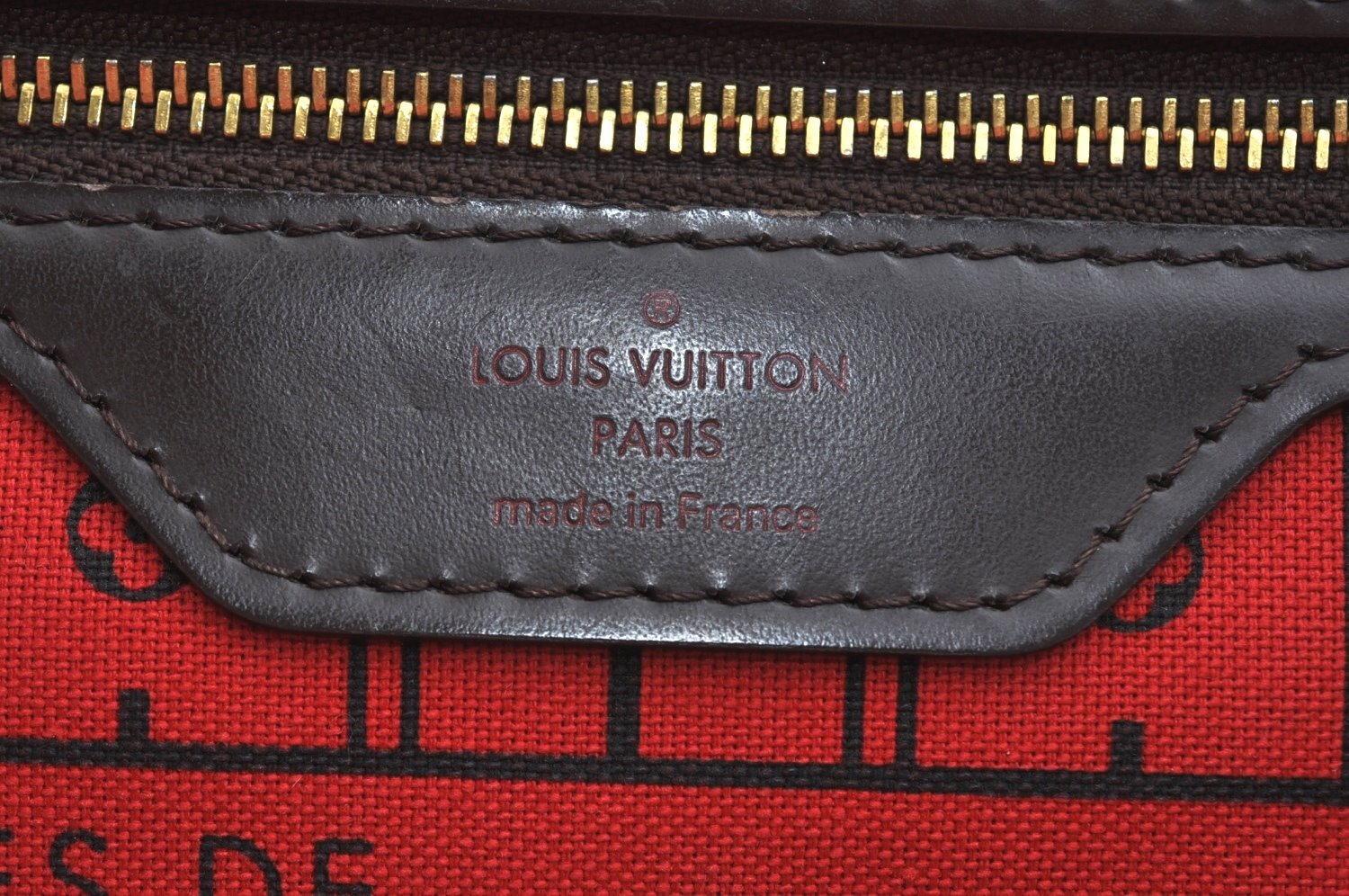 Authentic Louis Vuitton Damier Neverfull PM Shoulder Tote Bag N51109 LV K9268