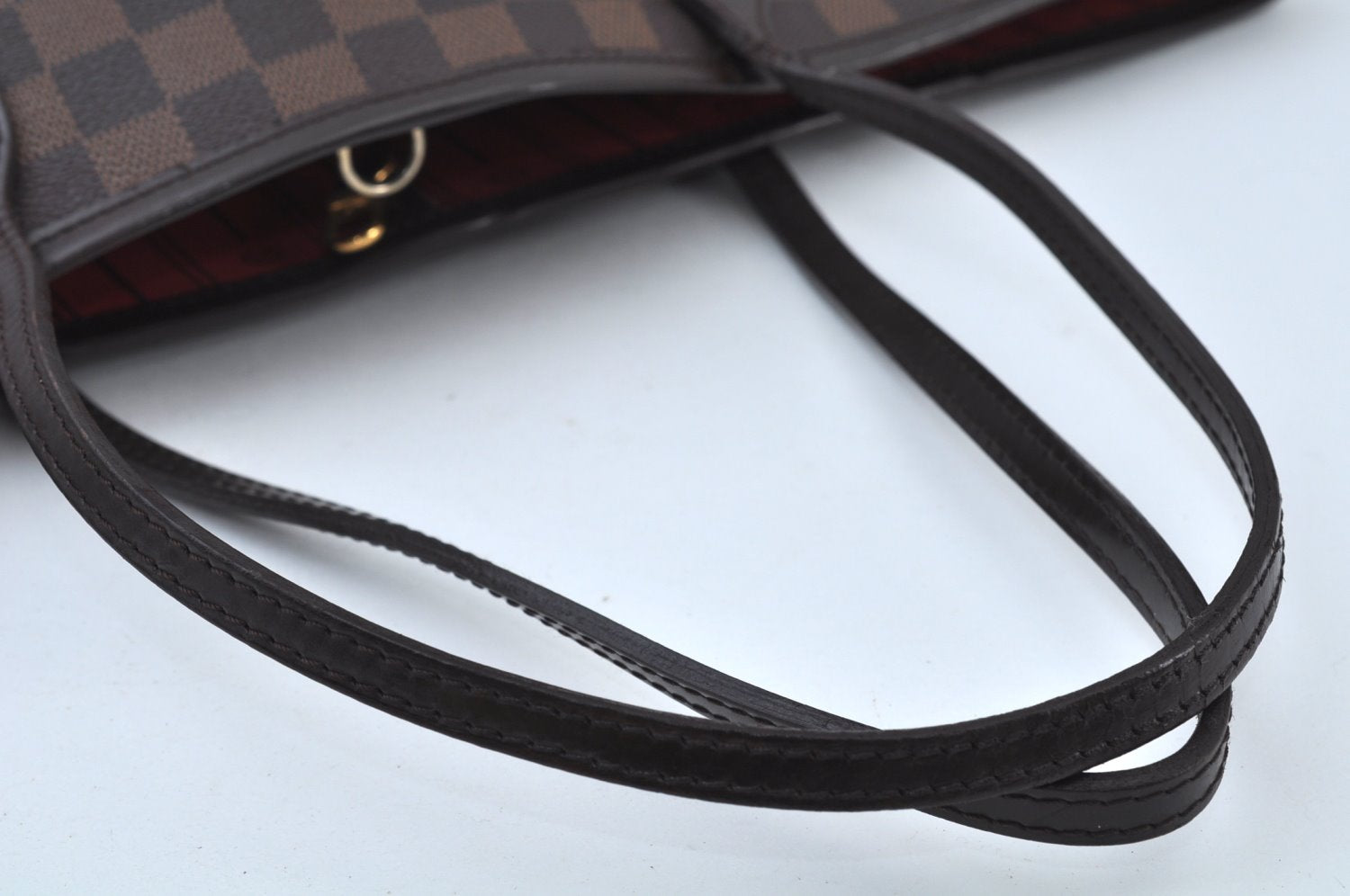 Authentic Louis Vuitton Damier Neverfull MM Shoulder Tote Bag N51105 LV K9269