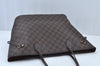 Authentic Louis Vuitton Damier Neverfull MM Shoulder Tote Bag N51105 LV K9355