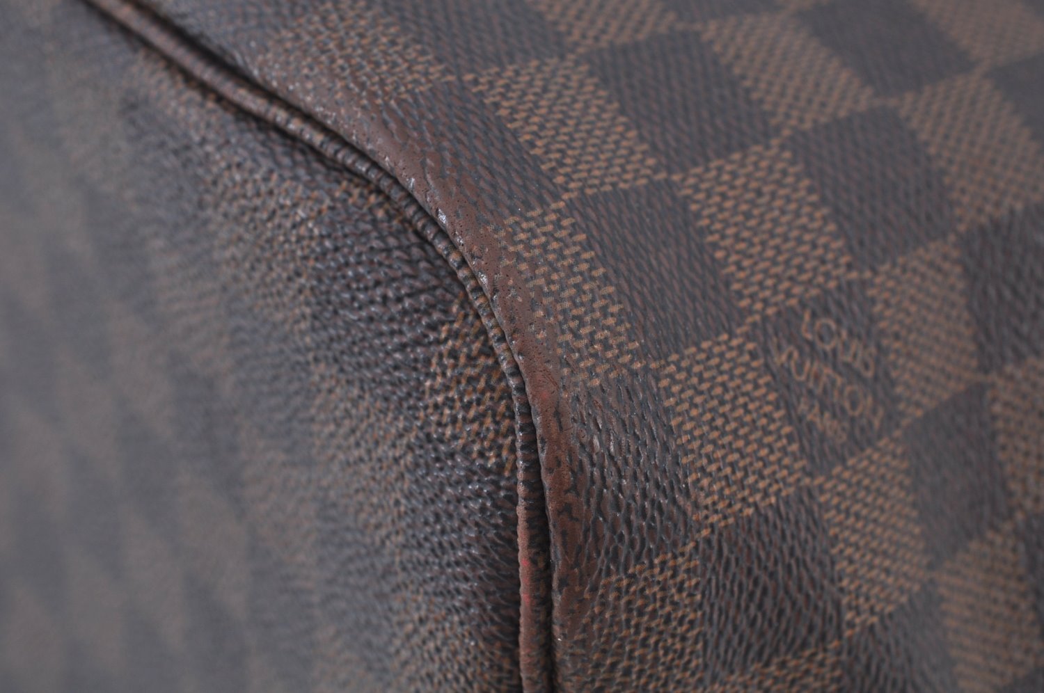 Authentic Louis Vuitton Damier Neverfull MM Shoulder Tote Bag N51105 LV K9355