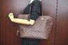 Authentic Louis Vuitton Damier Neverfull MM Shoulder Tote Bag N51105 LV K9355