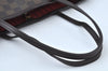 Authentic Louis Vuitton Damier Neverfull PM Shoulder Tote Bag N51109 LV K9409