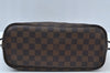 Authentic Louis Vuitton Damier Neverfull PM Shoulder Tote Bag N51109 LV K9409