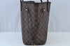 Authentic Louis Vuitton Damier Neverfull MM Shoulder Tote Bag N51105 LV K9416