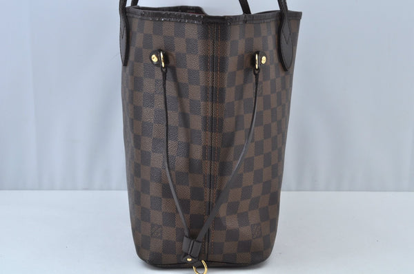 Authentic Louis Vuitton Damier Neverfull MM Shoulder Tote Bag N51105 LV K9416