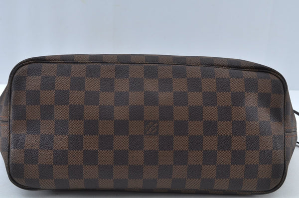 Authentic Louis Vuitton Damier Neverfull MM Shoulder Tote Bag N51105 LV K9416