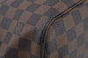 Authentic Louis Vuitton Damier Neverfull MM Shoulder Tote Bag N51105 LV K9416