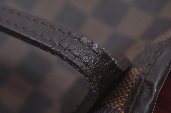 Authentic Louis Vuitton Damier Neverfull MM Shoulder Tote Bag N51105 LV K9416