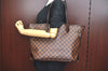 Authentic Louis Vuitton Damier Neverfull MM Shoulder Tote Bag N51105 LV K9416