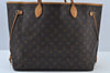 Authentic Louis Vuitton Monogram Neverfull GM Shoulder Tote Bag M40157 LV K9422