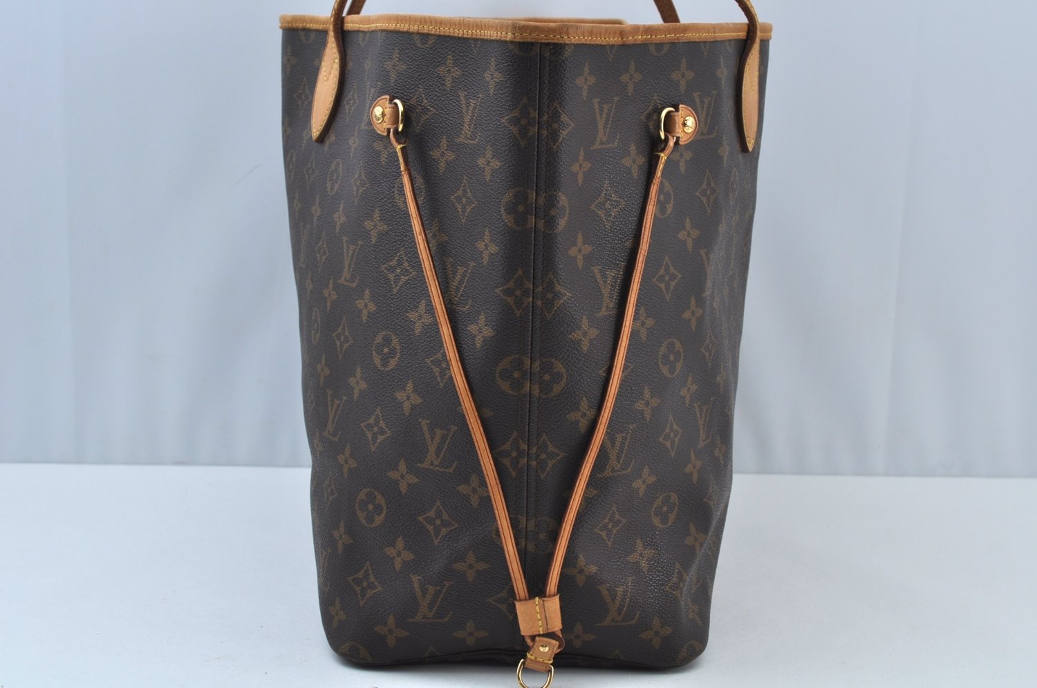 Authentic Louis Vuitton Monogram Neverfull GM Shoulder Tote Bag M40157 LV K9422