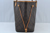 Authentic Louis Vuitton Monogram Neverfull GM Shoulder Tote Bag M40157 LV K9422