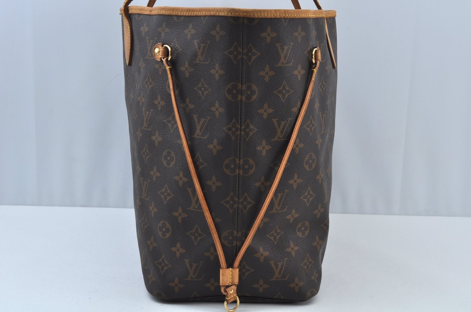 Authentic Louis Vuitton Monogram Neverfull GM Shoulder Tote Bag M40157 LV K9422