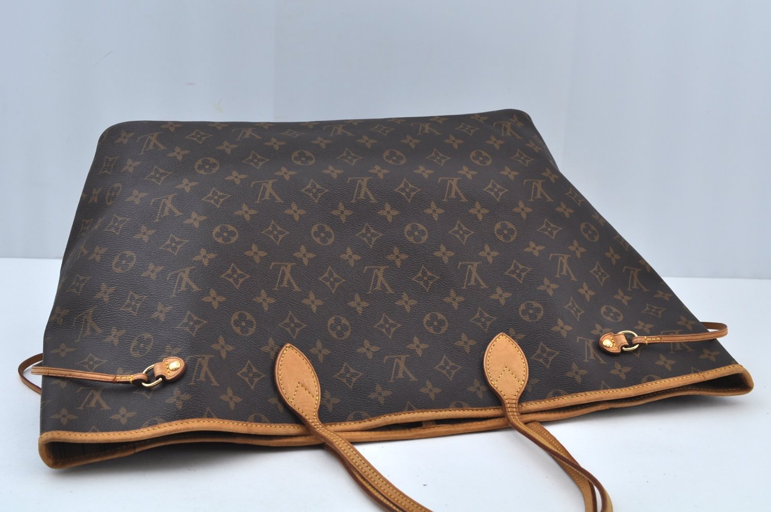 Authentic Louis Vuitton Monogram Neverfull GM Shoulder Tote Bag M40157 LV K9422