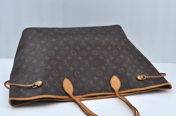 Authentic Louis Vuitton Monogram Neverfull GM Shoulder Tote Bag M40157 LV K9422