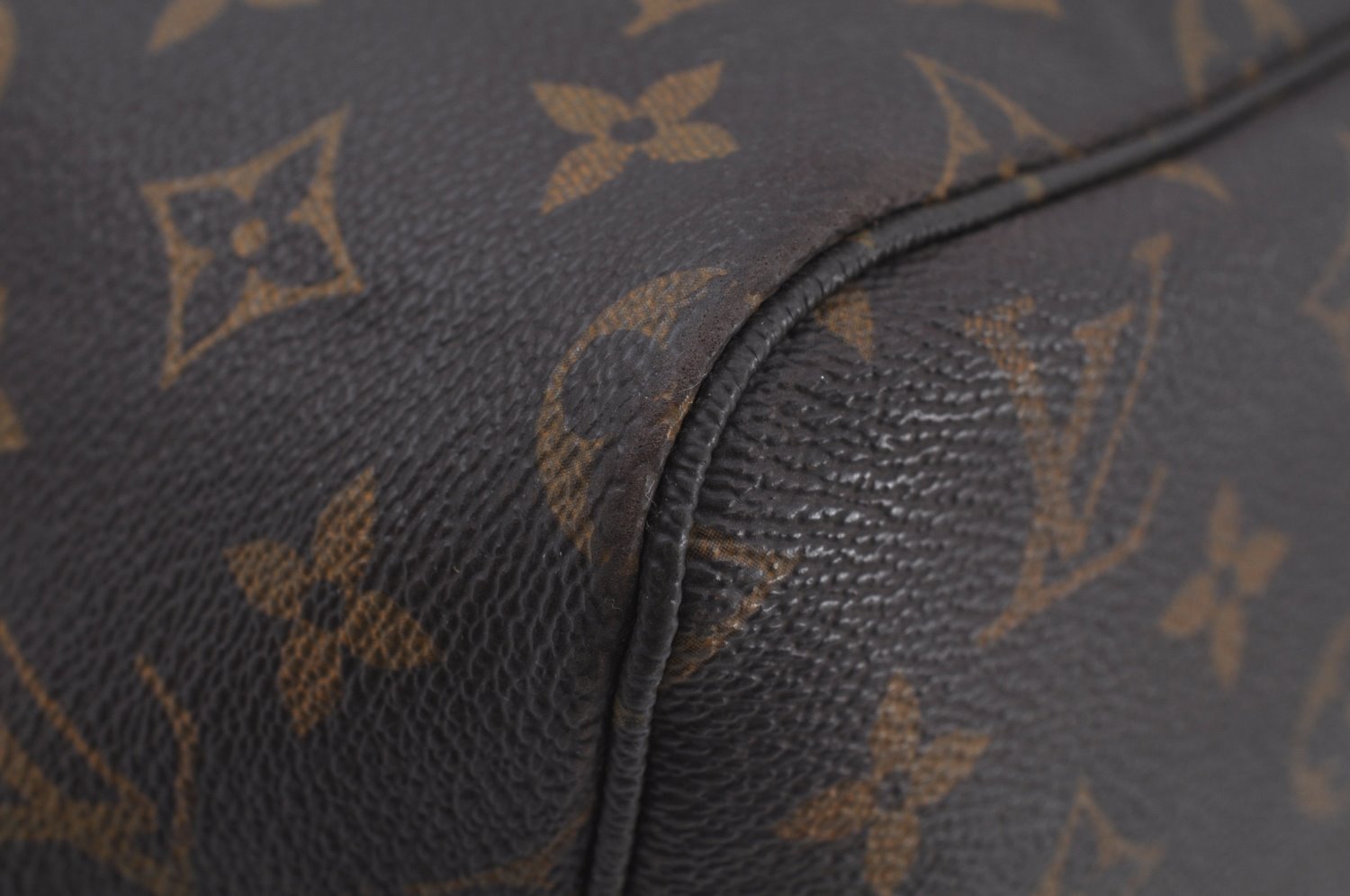Authentic Louis Vuitton Monogram Neverfull GM Shoulder Tote Bag M40157 LV K9422